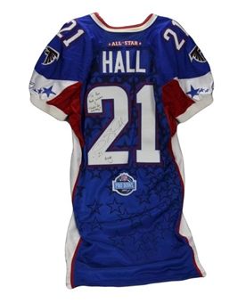 2007 DAngelo Hall Game-Worn and Signed Pro Bowl Uniform and Pants
